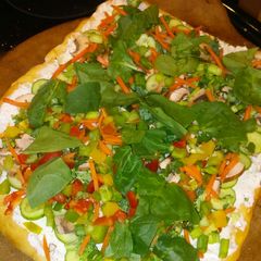 Pampered Chef's Cool Vegi Pizza A picture of Pampered Chef's Cool Vegi Pizza.