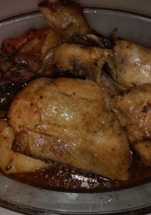 Una foto de Pollo al horno