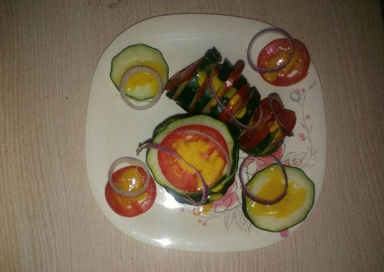 Recipe of Favorite Tomato cucumber salad