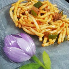 A picture of Spicy long macroni.