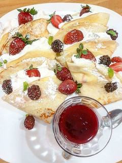 Una foto de Creps dulces