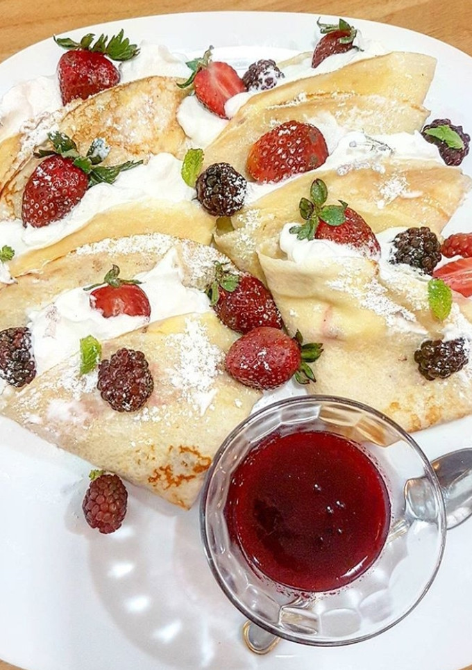 Una foto de Creps dulces