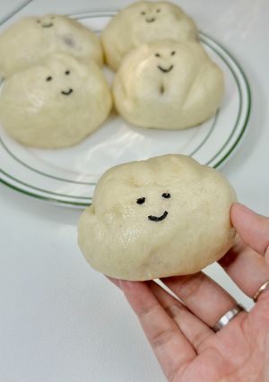 Foto resep Bakpao Isi Ubi Ungu Keju (No Mixer) 🍠🧀