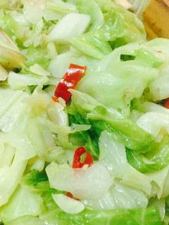 清炒高麗菜 的食譜成品照片
