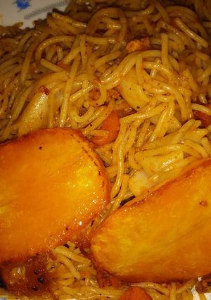عکسی از دستور ناهار ، ماکارونی به روش خاله جانم