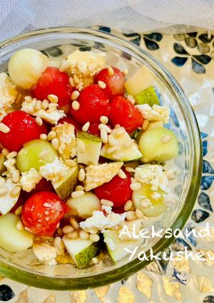 A picture of Fruit salad "See you, Summer!".
