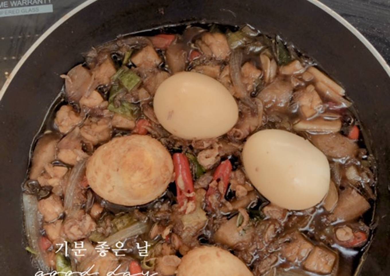 Semur telur & tempe kecap praktis