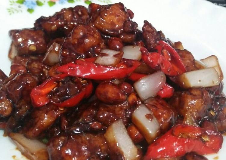 Resep Ayam kungpao ala2 Ta Wan yang Lezat Sekali