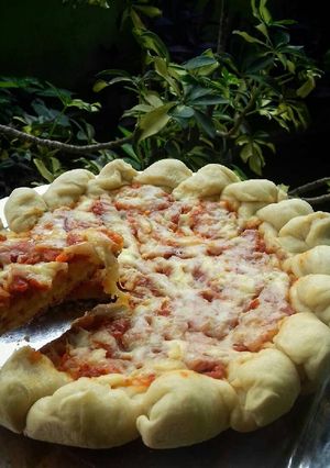 Foto resep Pizza teplon daging burger
