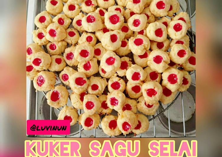 Cara Memasak Cepat Kuker Sagu Selai (eggless) Enak Sempurna