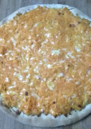 Una foto de Tar-pizza de zanahorias