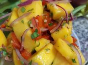 Una foto de conserva de mango