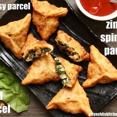 A picture of Zingy Spinach Parcels.