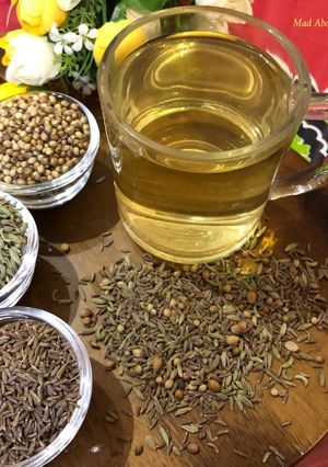 A picture of CCF Tea Or Cumin Coriander Fennel Tea – Healthy Beverage.