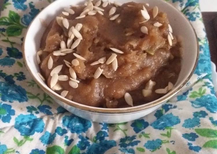 How to Make Super Quick Homemade Water chestnut halwa