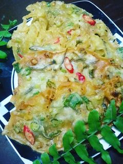 Foto resep Rempeyek ikan teri