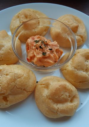Gluténmentes, tejmentes sajtos pogácsa recept fotója