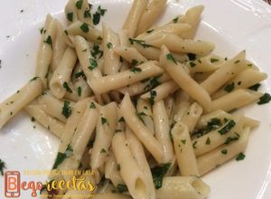 Una foto de Macarrones "Aglio e Olio"