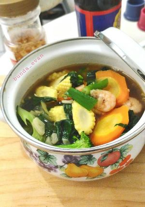 Foto resep Capcay udang Kuah Simpel