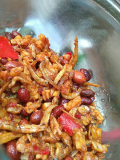 Foto resep Sambel teri tempe