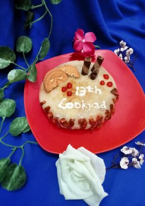 Foto resep Cake simple berbahan Roti tawar tanpa mixer