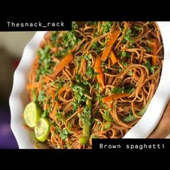 Brown spaghetti A picture of Brown spaghetti.