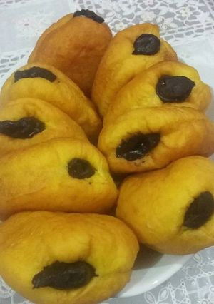 Foto resep Pumpkin donut with chocolate ganache