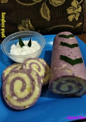 Foto resep Getuk singkong gulung