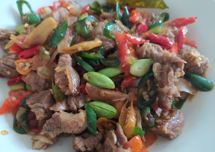 Resep Oseng tetelan dan pete | Cara Membuat Oseng tetelan dan pete Yang Bikin Ngiler