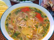 A picture of canh cà chua thịt băm