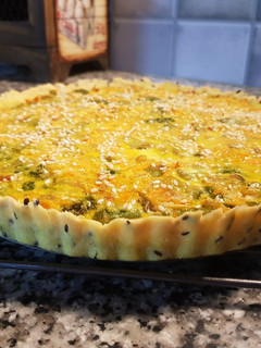 Una foto de Tarta de verduras sin gluten
