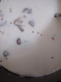 صورة لوصفة لبن مطبوخ