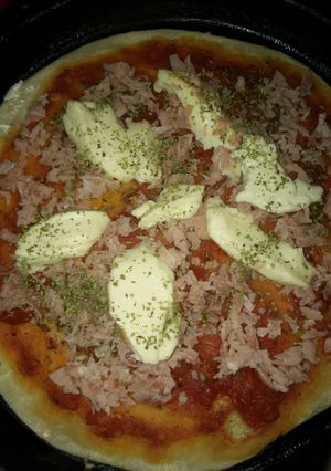 Una foto de Pizza casera