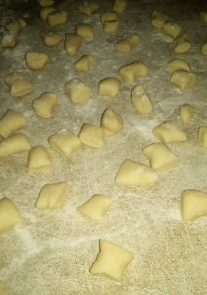 Una foto de Ñoquis caseros