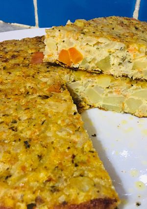 Una foto de Tortilla de coliflor 🥬