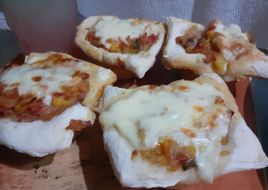 Canastitas de choclo y jamón