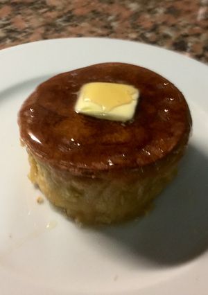 A picture of Japanese fluffy pancake.
