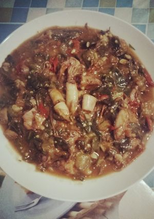 Foto resep Cumi Asam Daun Melinjo