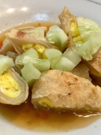 Cara Simple Membikin Resep  Pempek Dos ebi isi Telur yang Sempurna, Menggugah Selera