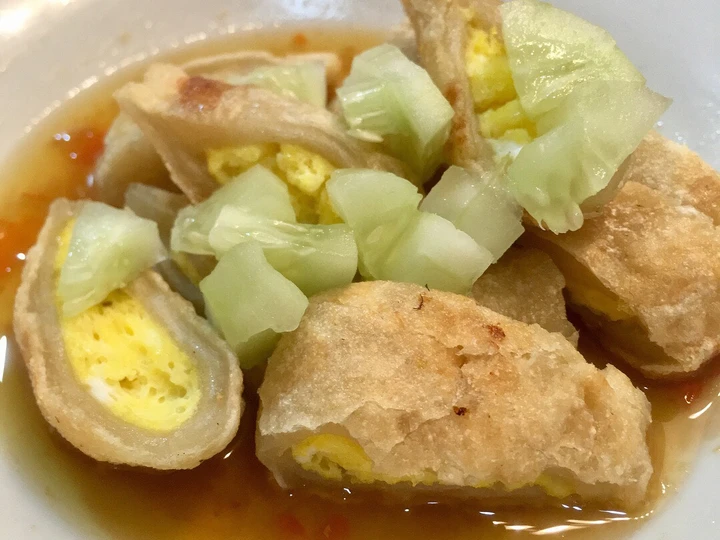 Cara Simple Membikin Resep  Pempek Dos ebi isi Telur yang Sempurna, Menggugah Selera