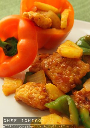 夏天開胃鳳梨糖醋魚片 的食譜成品照片