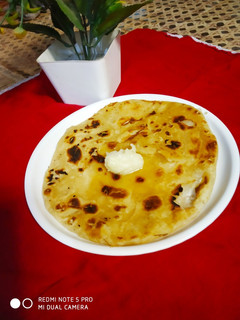 A picture of Malabar Parantha.