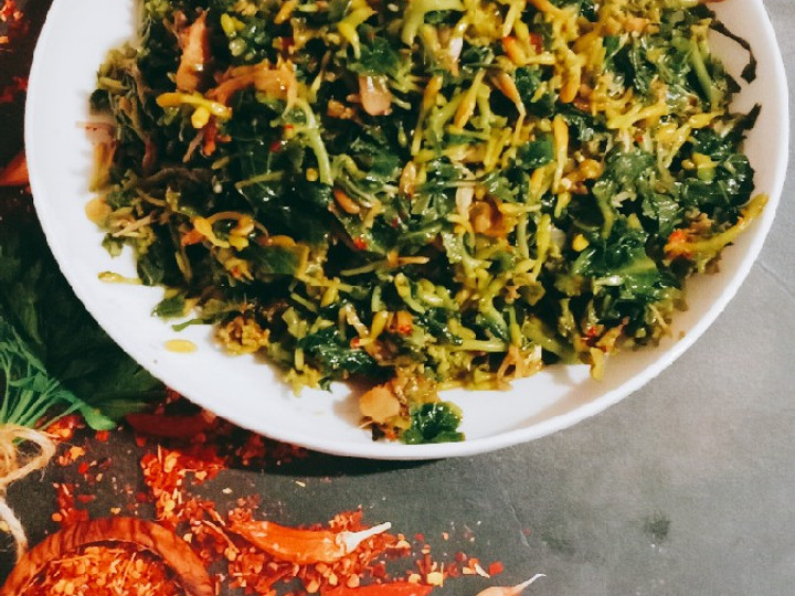 Resep &amp;#34;Tumis bunga pepaya daun ubi&amp;#34;👍😘❤️ yang Lezat Sekali