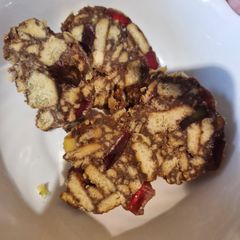 A picture of Chocolate Biscuit Salami "Sweet Brunette".