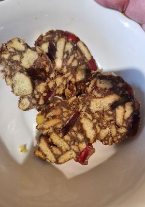 A picture of Chocolate Biscuit Salami "Sweet Brunette".