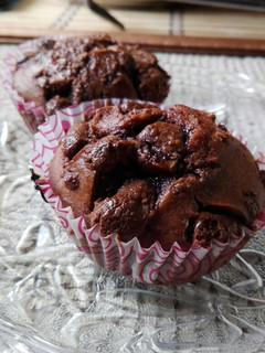 Puha dupla csokis muffin recept fotója
