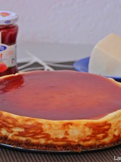 Una foto de New York cheesecake