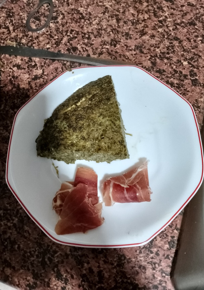 Una foto de Tortilla de espinacas