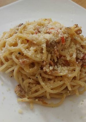 Foto resep Aglio olio spaghetty
