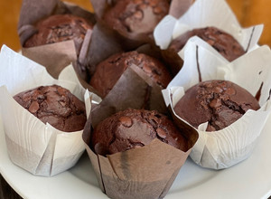 ｜烘焙｜可可瑪芬Chocolate muffins 的食譜成品照片